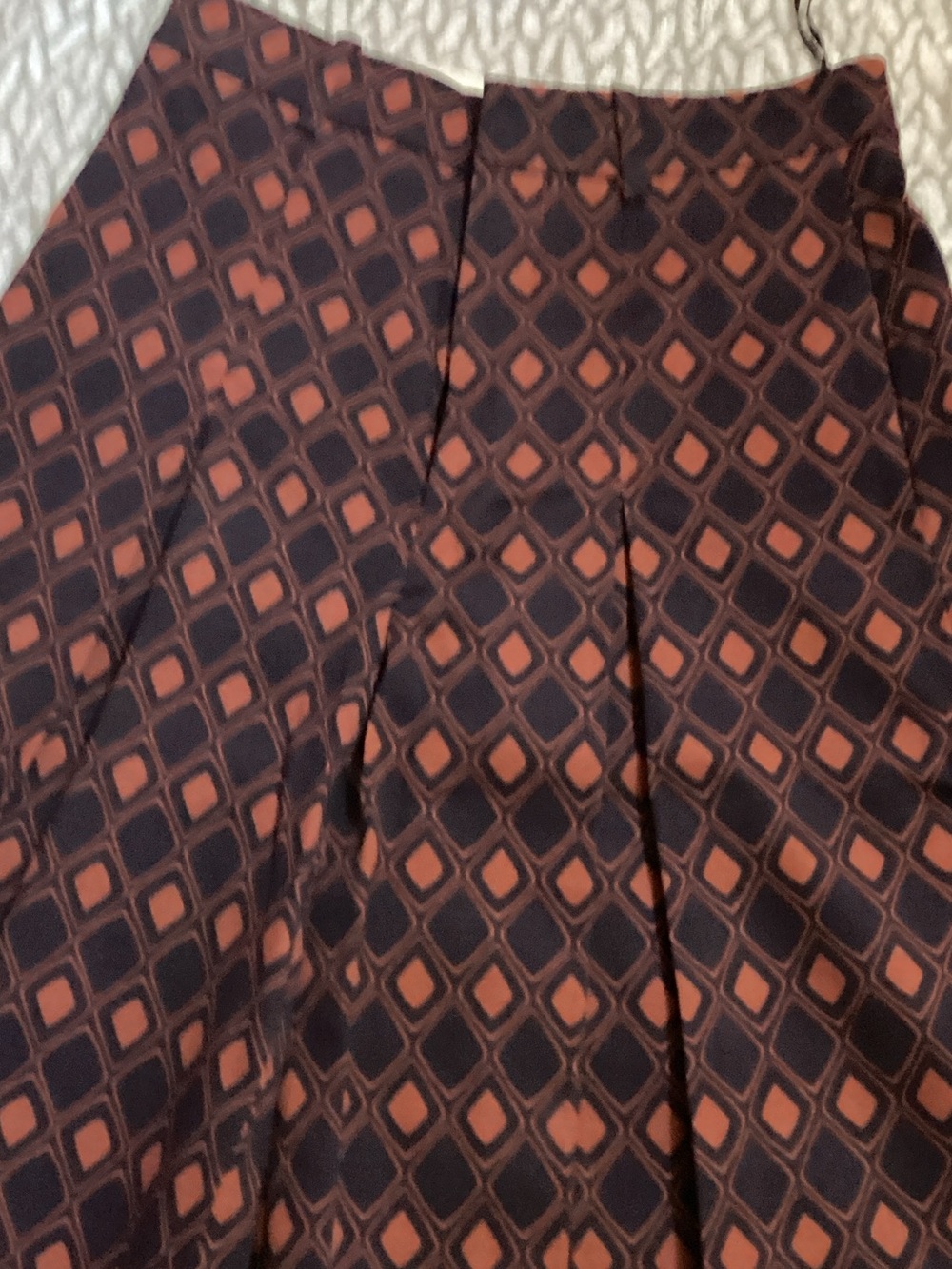 New Zara Culottes, Geometric Print Trousers